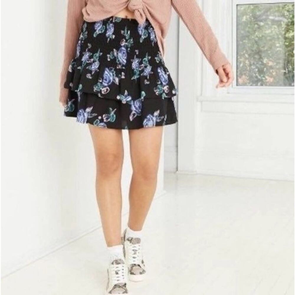 Wild Fable Smocked Floral Print
Ruffle Tiered Mini Skirt - Picture 2 of 6